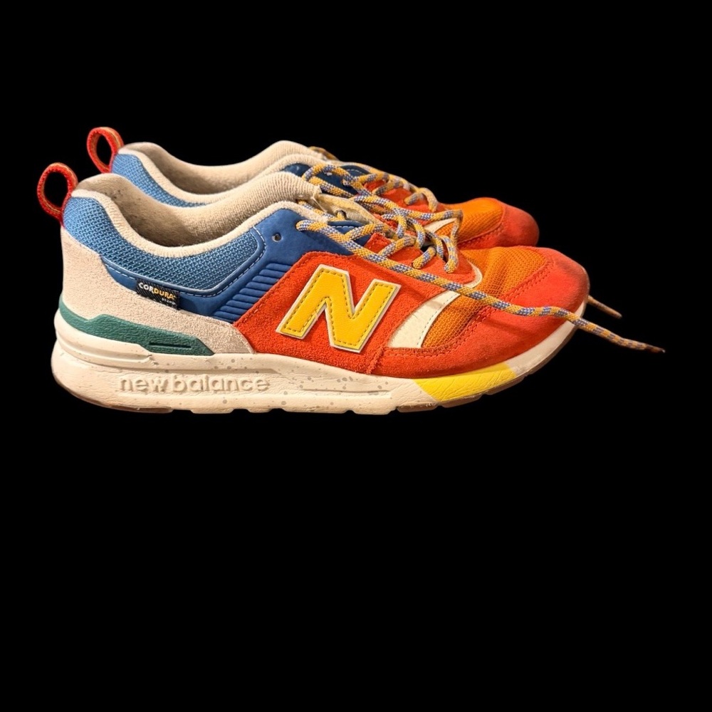 New Balance Orange, Blue & Yellow Sneakers